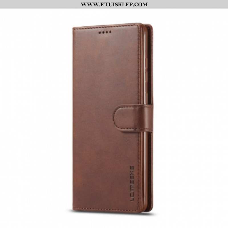 Etui Folio do Samsung Galaxy A52 4G / A52 5G / A52s 5G Lc.imeeke Efekt Skóry